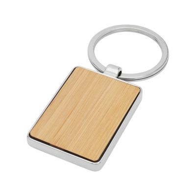 Прямоугольный брелок Neta из бамбука, дерево-0