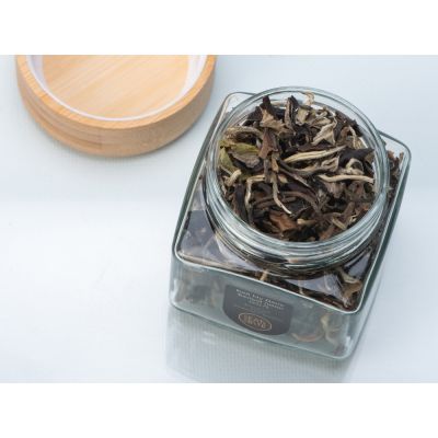 Чай белый, серия Ceremony, Бай Му Дань (белый пион), стеклянная банка-2