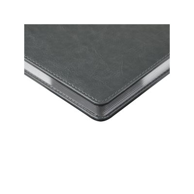 Ежедневник недатированный А5 Sidney Nebraska, серый (серебряный обрез)-2