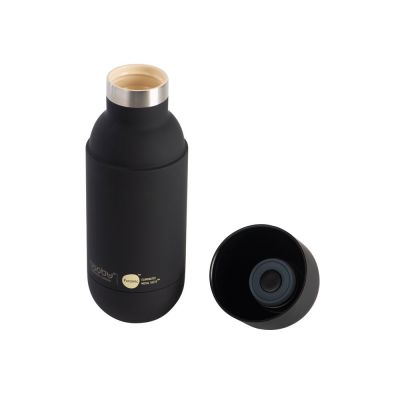 Вакуумный термос ORB с керамическим покрытием, 420 мл, черный-1