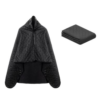 Пончо Cappy с капюшоном на липучке в мешке, черный-5