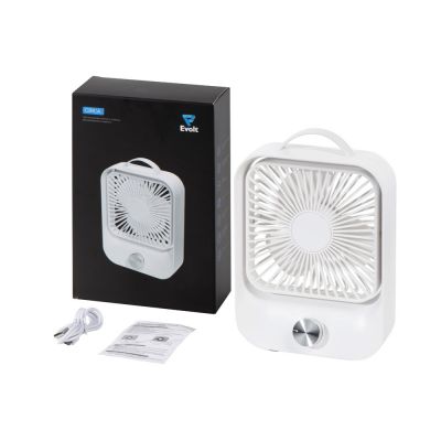 Настольный вентилятор с плавным регулированием скорости Circa, белый-8