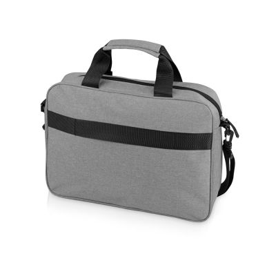 Сумка Брейв для документов и ноутбука 13,3, светло-серый/черный-1