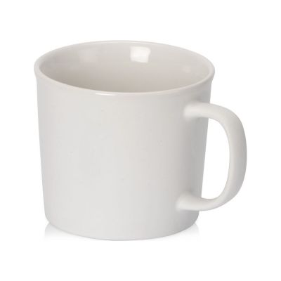 Матовая кружка Nancy 360 мл цветная снаружи, белая внутри, белый-0