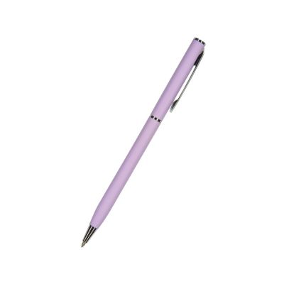 Ручка шариковая автоматическая BrunoVisconti® PALERMO цвет корпуса сиреневый, soft-touch, 0.7 мм-0