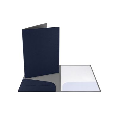 Папка классическая из экокожи Favor, темно-синий-2