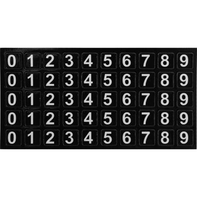 Табличка Tempark с номером телефона для временной парковки, черный-5