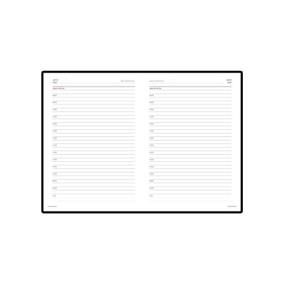 Ежедневник недатированный А6+ Sidney Nebraska, синий (серебряный обрез)-1