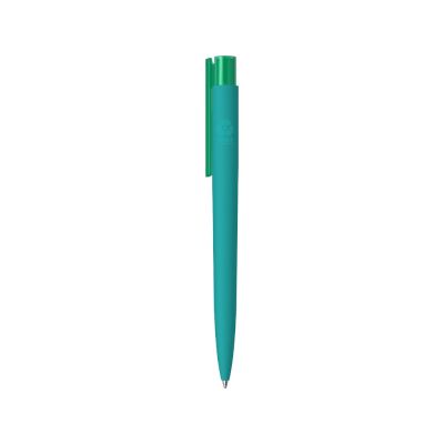 Шариковая ручка RECYCLED PET PEN PRO K transparent GUM soft-touch, бирюзовый-3