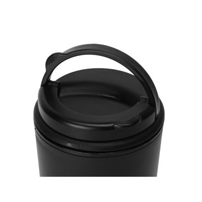 Стакан-тамблер Moment с кофейной крышкой, 350 мл, цвет черный-2