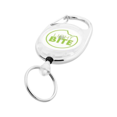 Брелок с роликом Gerlos, белый прозрачный-3