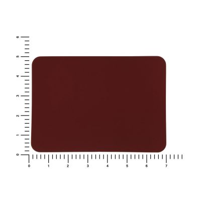 ПАТЧ ПРЯМОУГОЛНЫЙ soft-touch (коричневый ) 5,0 х 7,0 см-1