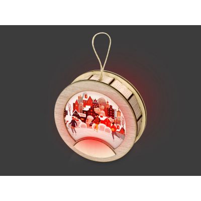 Подвеска с подсветкой, круг-1