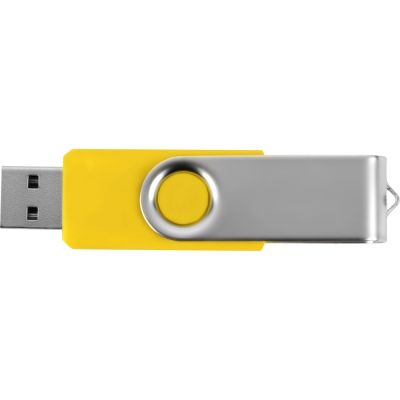 Флеш-карта USB 2.0 8 ГБ Квебек, желтый-3