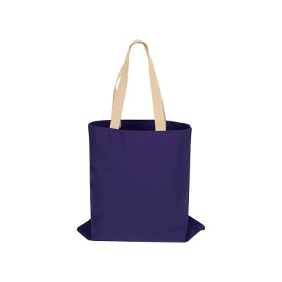 Сумка для шопинга Steady из хлопка с парусиновыми ручками, 260 г/м2, синий (P)-2