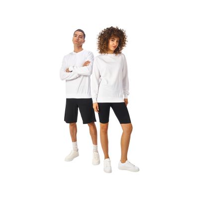 Свитшот Warsaw 220гр, унисекс, белый-5