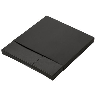 Подарочный набор Tesla с блокнотом А5, ручкой и пауэрбенком на 10 000 mAh, черный-21