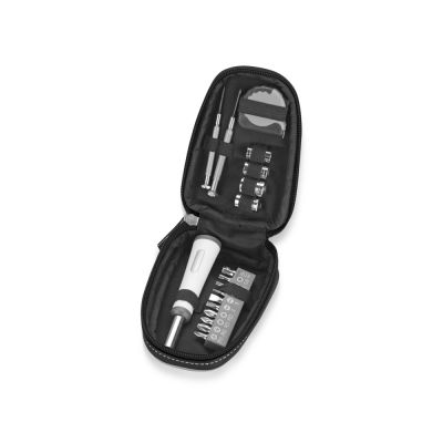 Набор инструментов в чехле на молнии, 18 предметов, черный-0