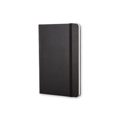 Записная книжка Moleskine Classic (в клетку) в твердой обложке, Large (13х21см), черный-4