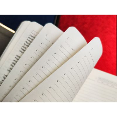 Ежедневник А5 недатированный Bridge, синий/серебристый-3