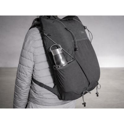 Легкий складывающийся рюкзак-мессенджер Venturer Eco, черный-6