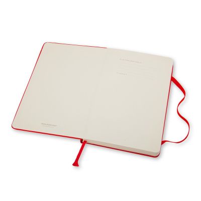 Записная книжка Moleskine Classic (в линейку) в твердой обложке, Large (13х21см), красный-1