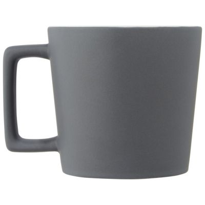 Cali Керамическая кружка объемом 370 мл с матовой отделкой - Белый / Matted Grey-2