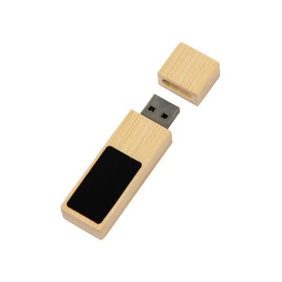 USB 2.0- флешка на 32 Гб c подсветкой логотипа Bamboo LED-1