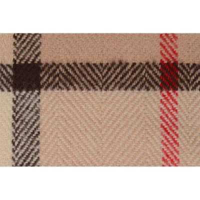 Плед акриловый в клетку Tartan, бежевый-4