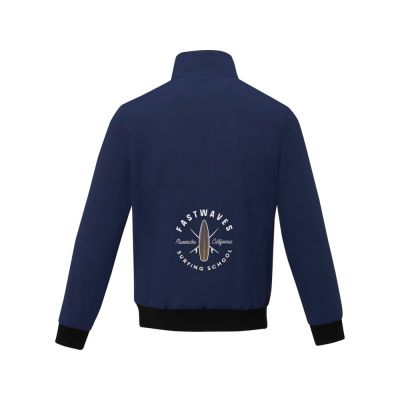 Keefe Легкая куртка-бомбер унисекс, темно-синий-4