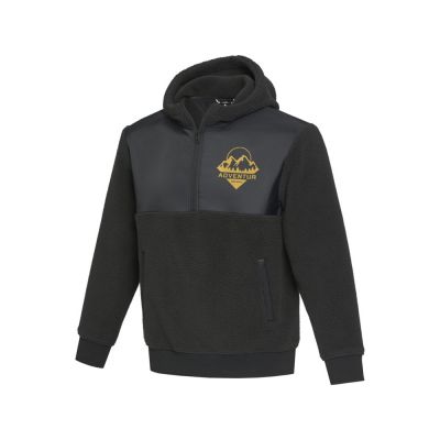 Evans трикотажная толстовка из искусственного меха унисекс - сплошной черный-4