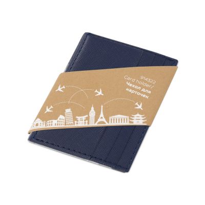 Чехол для карточек и купюр Weekend из ПВХ, темно-синий-6