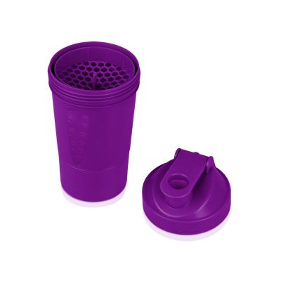 Шейкер для спортивного питания Level Up, фиолетовый-2