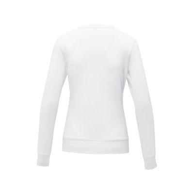 Женский свитер Zenon с круглым вырезом, белый-2