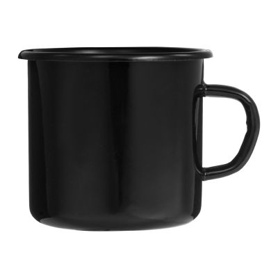 Кружка эмалированная в коробке, черный-2