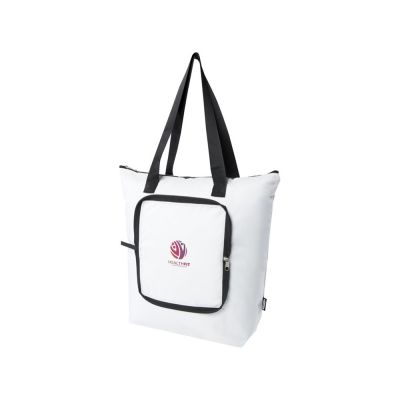 EcoFold Складная сумка-холодильник из RPET 15 л - Белый-4