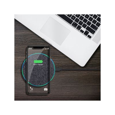 RIVACASE VA4915 GR3 беспроводное ЗУ 10 Вт, серая ткань, 12/96-8