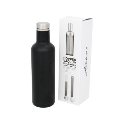 Pinto вакуумная изолированная бутылка, черный-0