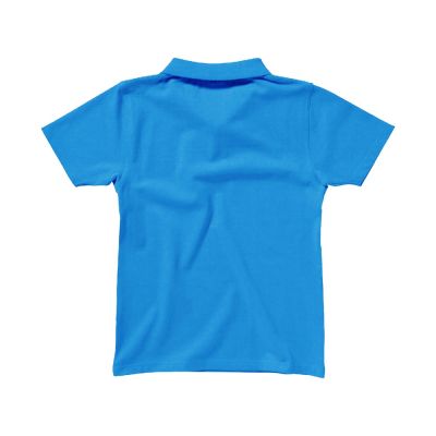 Рубашка поло First детская, голубой-6