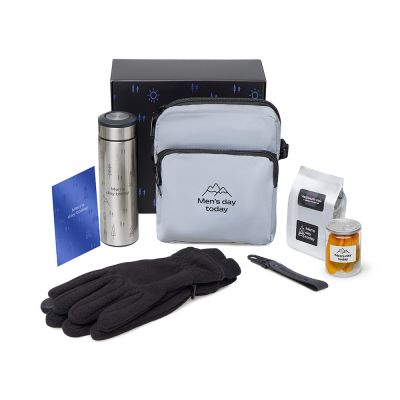 Подарочный набор Re:m. Step  с термосом, перчатками и сумкой-0