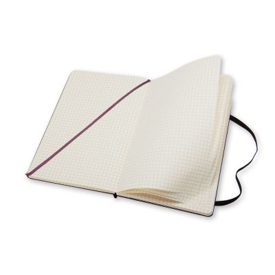 Записная книжка Moleskine Classic (в клетку) в твердой обложке, Large (13х21см), черный-2