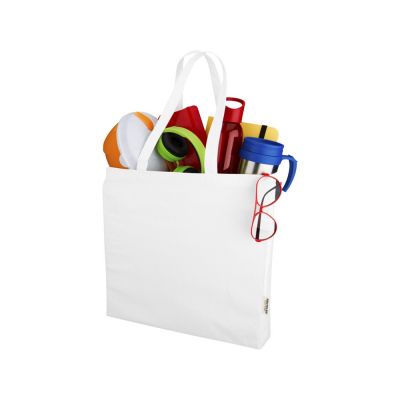 Odessa эко-сумка из переработанных материалов 220 г/м² - Белый-2