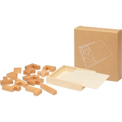 Деревянная головоломка Bark, натуральный-4