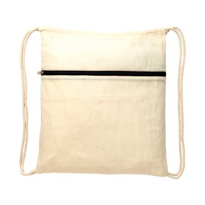 Рюкзак Oregon на молнии с кулиской, натуральный/черный-3