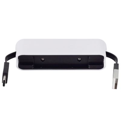 USB-хаб Hubix с коннектором 2-в-1 USB-C и USB-A, 2.0, белый-3