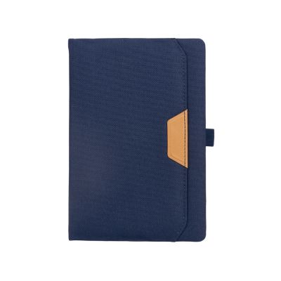 Блокнот А5 из RPET Harvey, 80 листов FSC бумага, синий-3