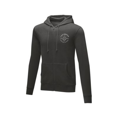 Мужская толстовка на молнии Theron, storm grey-5