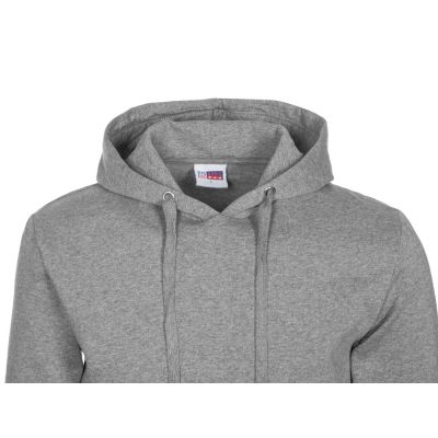 Толстовка с капюшоном Amsterdam мужская, серый меланж-8