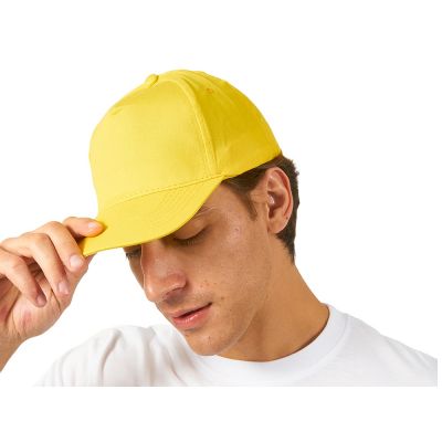 Бейсболка Memphis 5-ти панельная, желтый-1