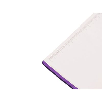 Бизнес-блокнот C1 софт-тач, гибкая обложка, 128 листов, фиолетовый-4